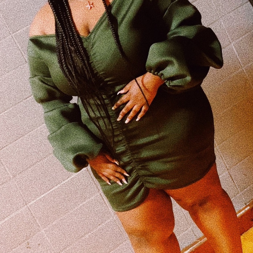 Green dress